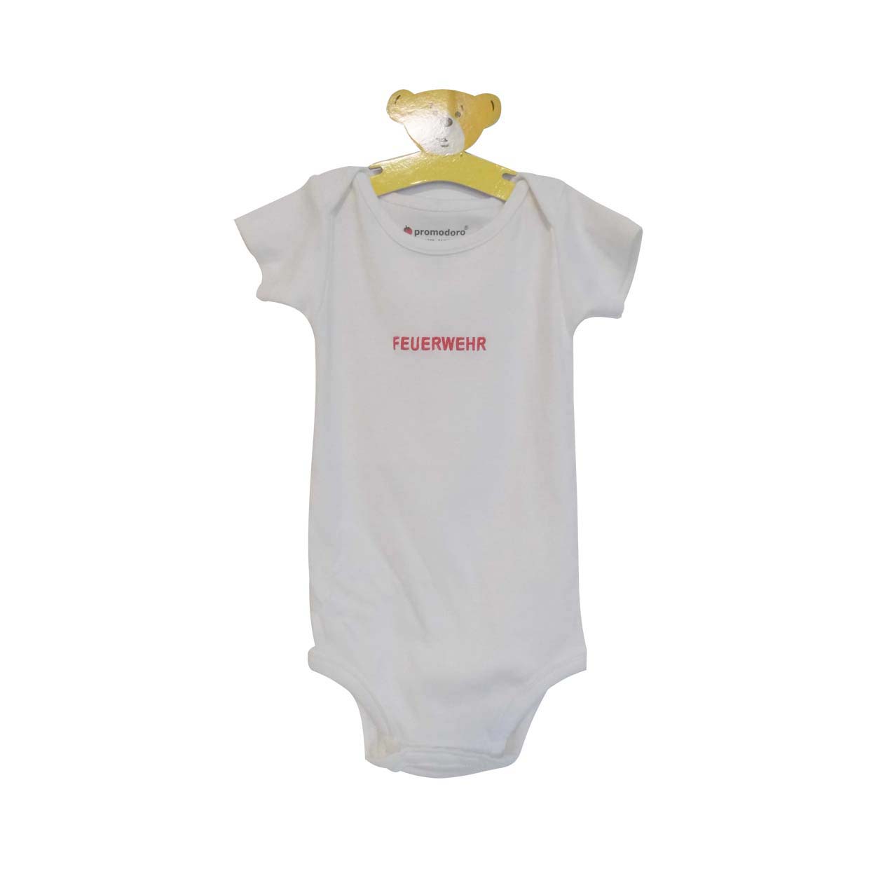 Baby Strampler, Feuerwehr, weiß