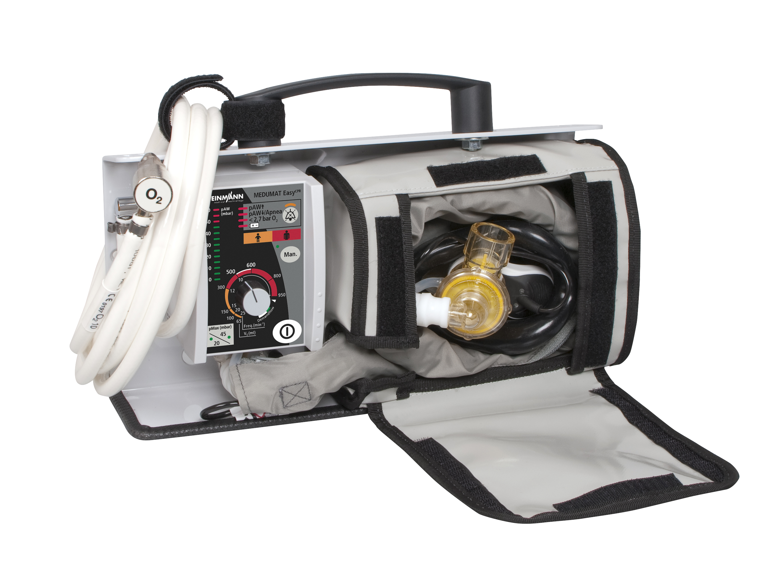 MEDUMAT Easy CPR auf LIFE-BASE light mit Zubehörtasche