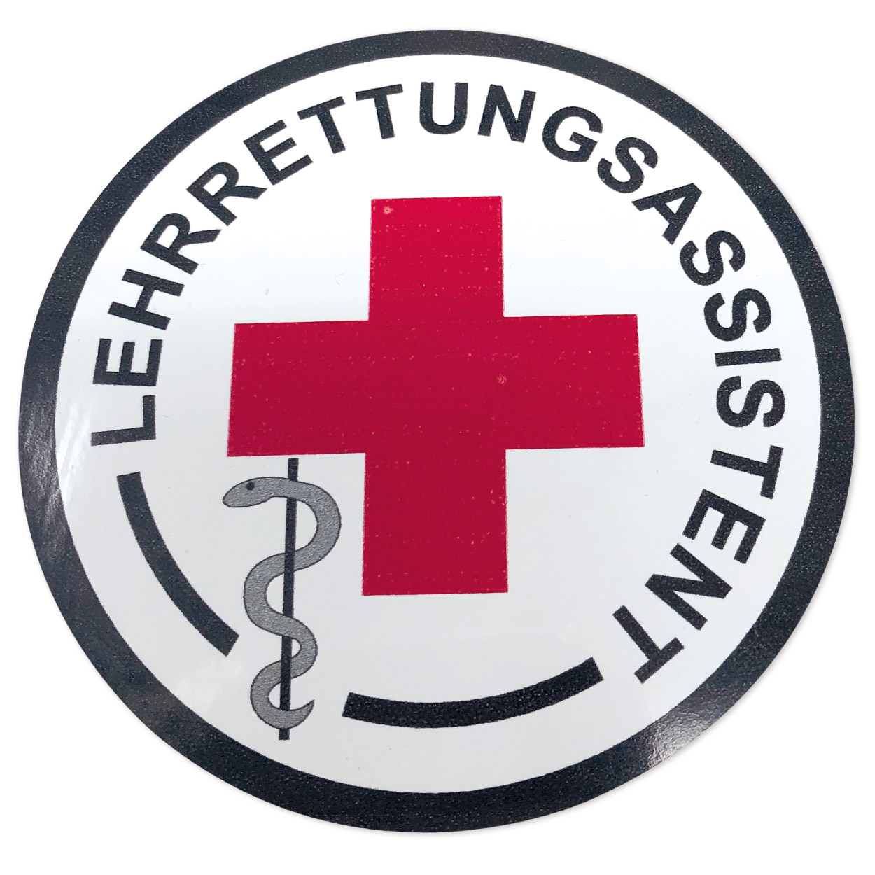 Autoplakette Lehrrettungsassistent