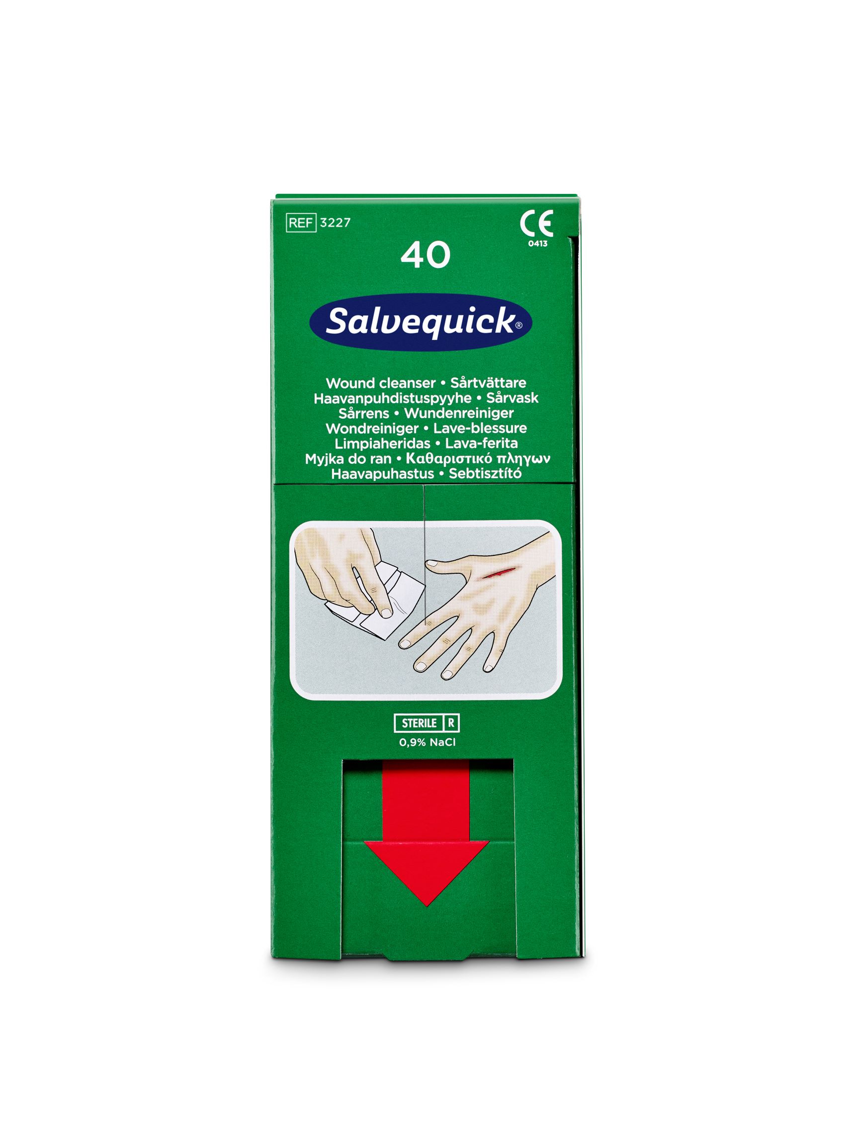 Cederroth Savett Wundreiniger - Nachfüllpackung 40 Tücher