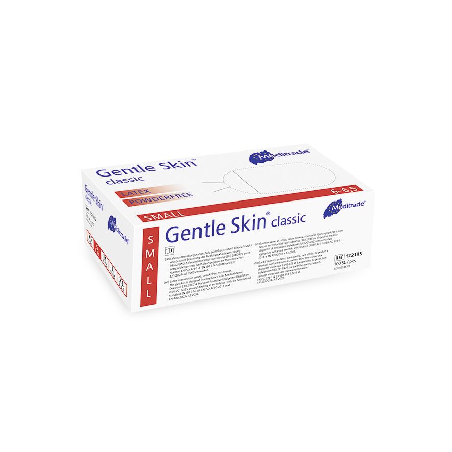Gentle Skin® classic Untersuchungshandschuhe in weiß - Packung à 100 Stück