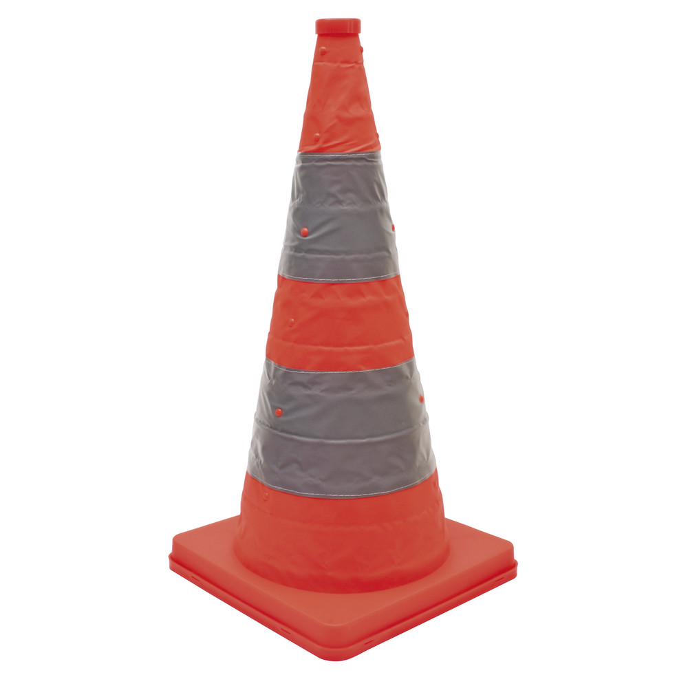 Faltleitkegel retroreflektierend, Höhe 600 mm