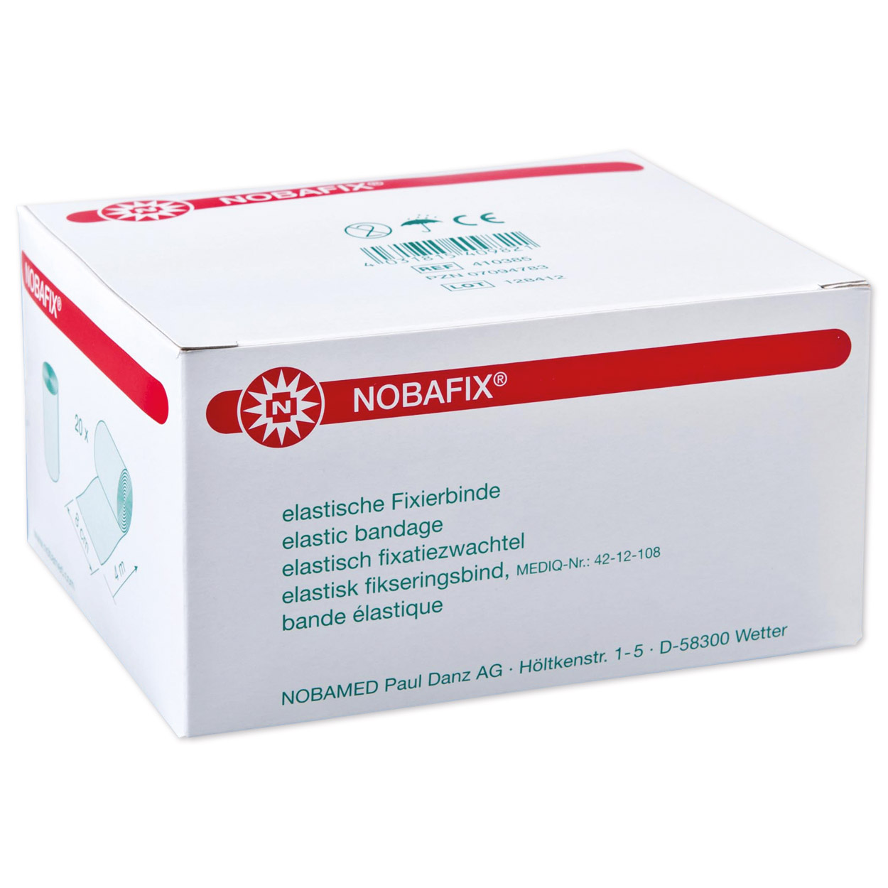 NOBAFIX Fixierbinde 8 cm x 4 m - Packung à 20 Stück