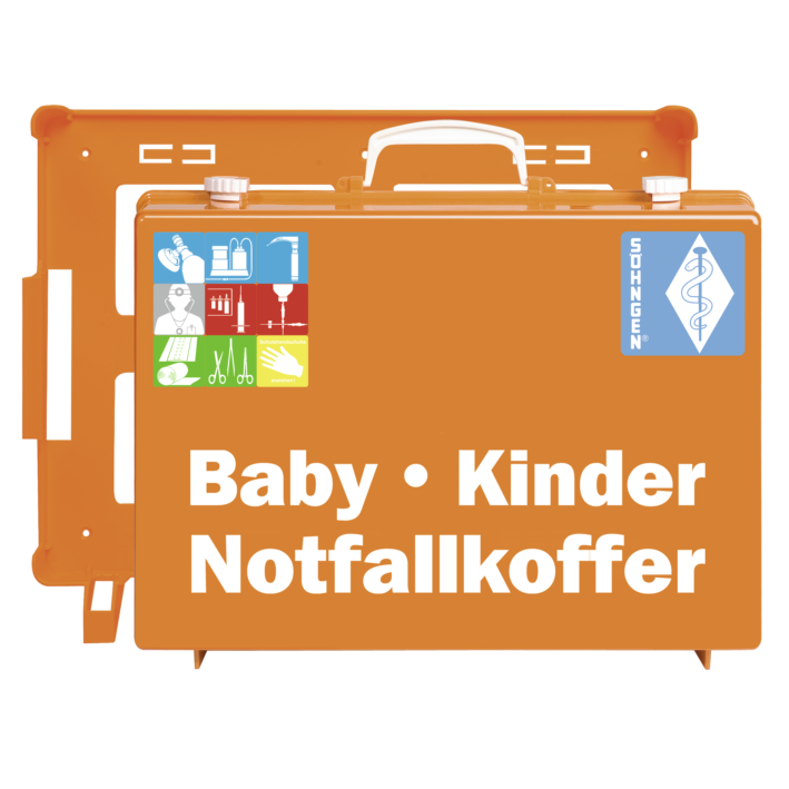 Notfallkoffer BABY-KINDER MT-CD orange