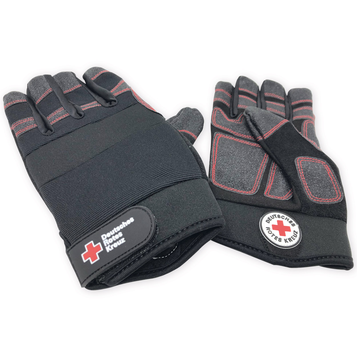 DRK-Einsatzhandschuhe in schwarz