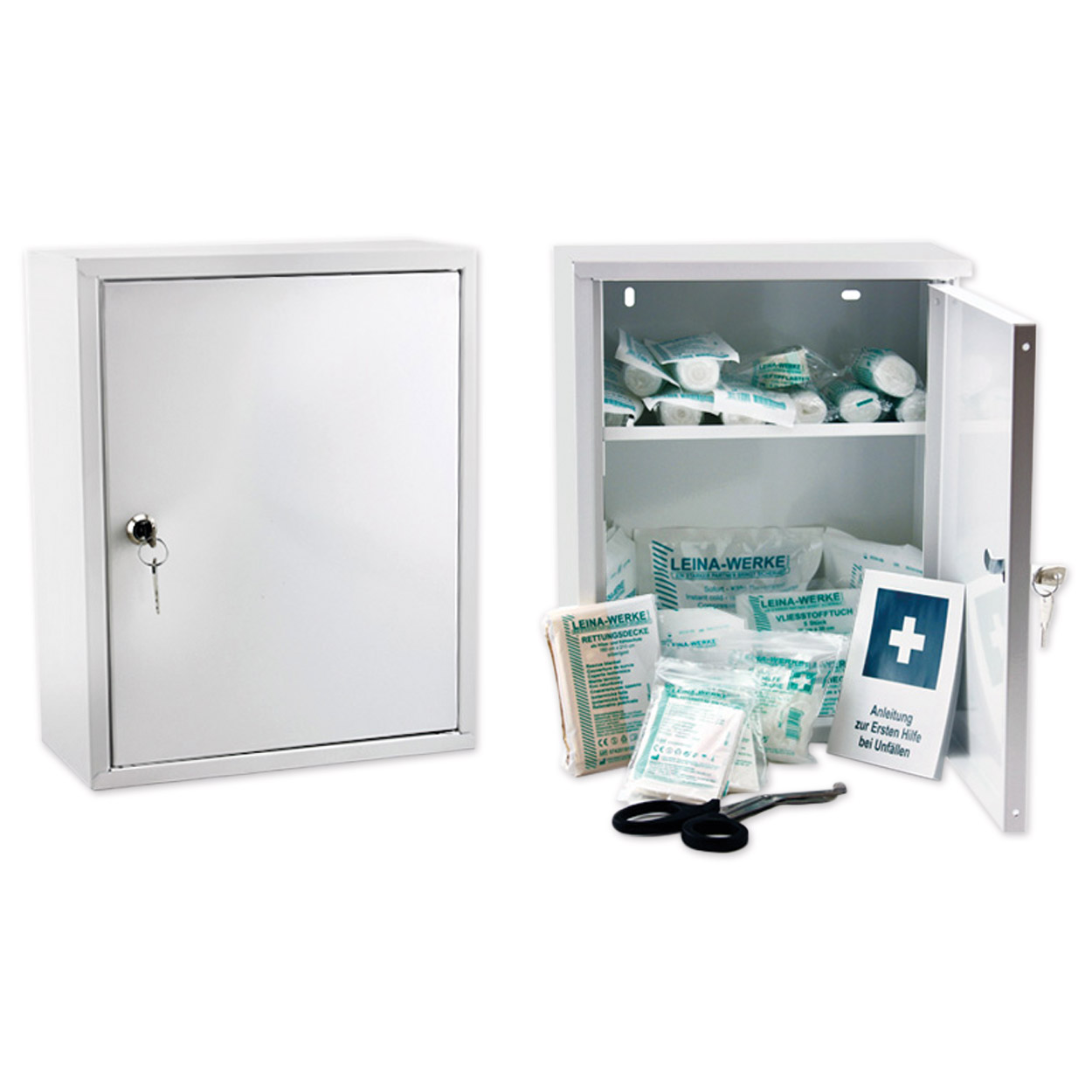 Verbandschrank - MEDISAN A, Inhalt nach DIN 13157