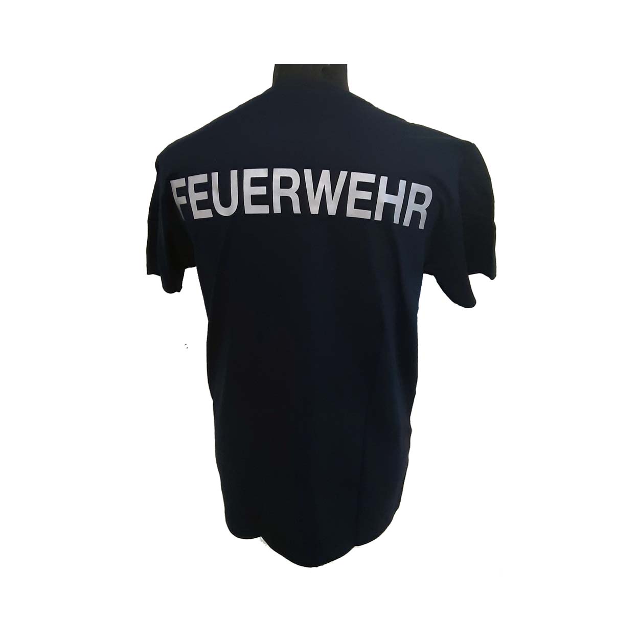 T-Shirt blau "FEUERWEHR" reflektierend