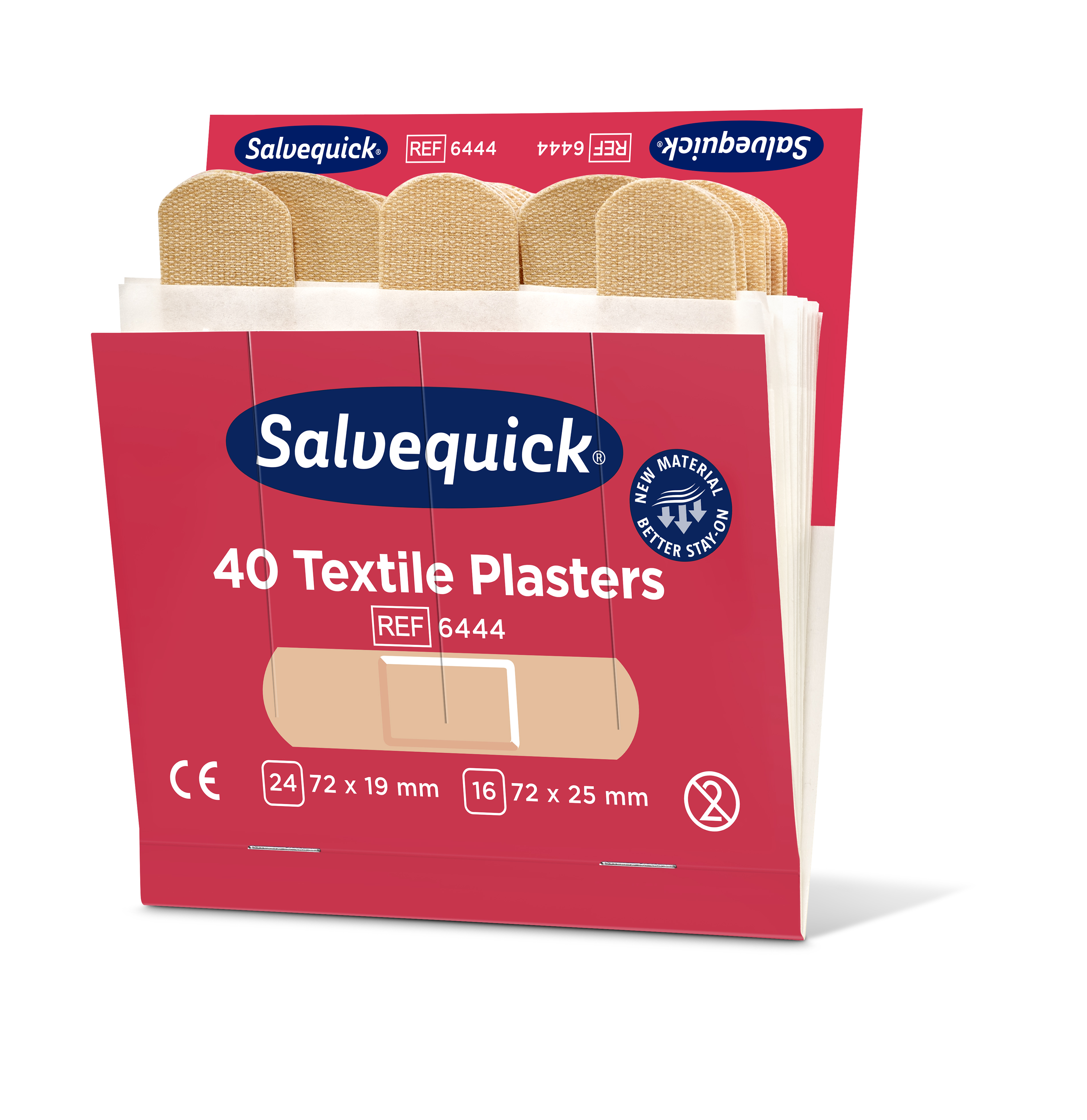 Cederroth Salvequick Textilpflaster - 40 Pflaster