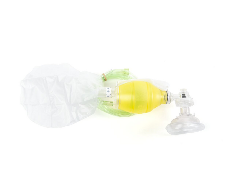 The BAG II Einweg-Beatmungsbeute für Erwachsene inkl. 1 Beatmungsmaske in Größe 5