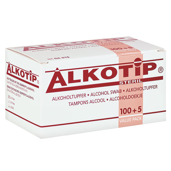 Alkotip Alkoholtupfer steril - Packung à 100 Stück
