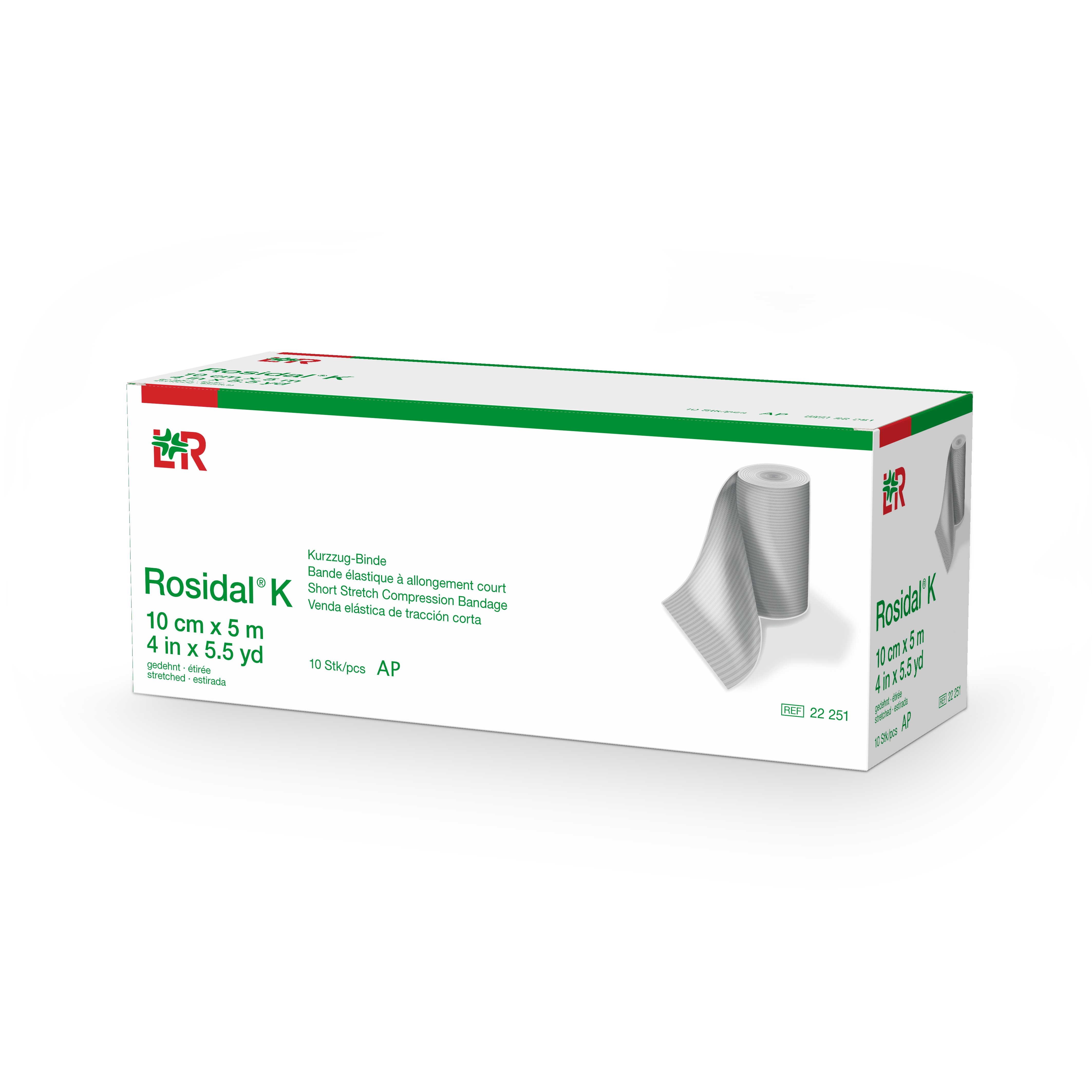 Rosidal® K - Kurzzugbinde 10 cm x 5 m - 1 Stück