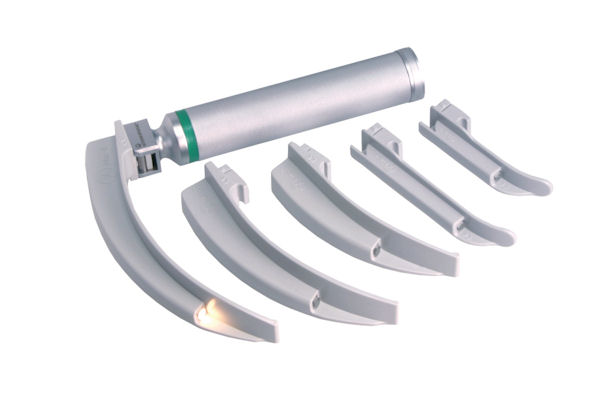 Laryngoskop Spatel Miller Größe 1 Kaltlicht, Kunststoff, Einweg