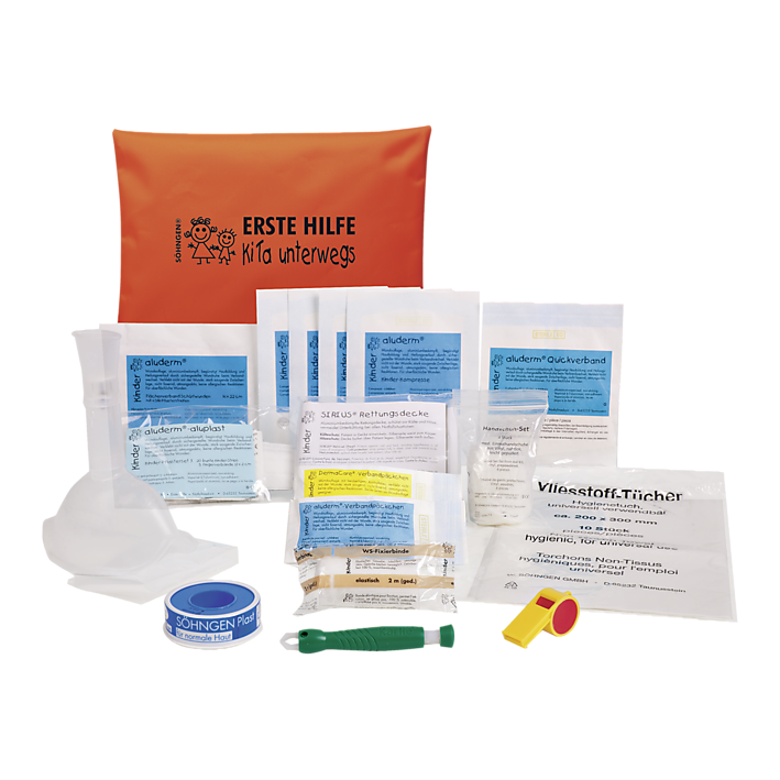 Erste-Hilfe-Tasche KiTa unterwegs orange
