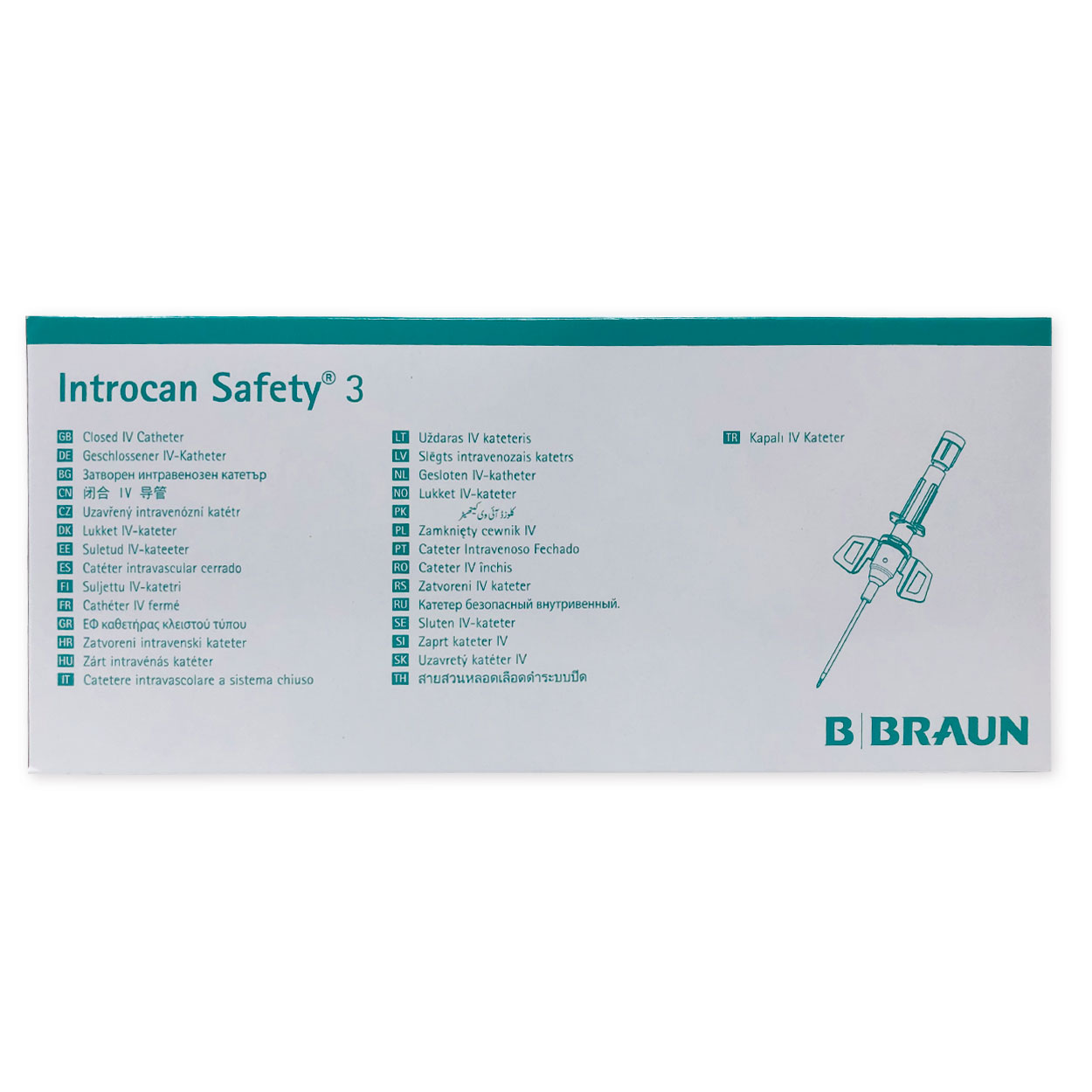 Introcan Safety® 3 0,90 x 25 mm G 22 blau - Packung à 50 Stück