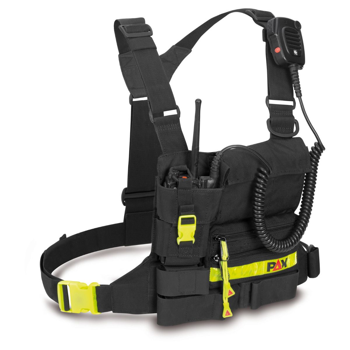 Funkgeräteharnisch L, PAX-Dura in schwarz