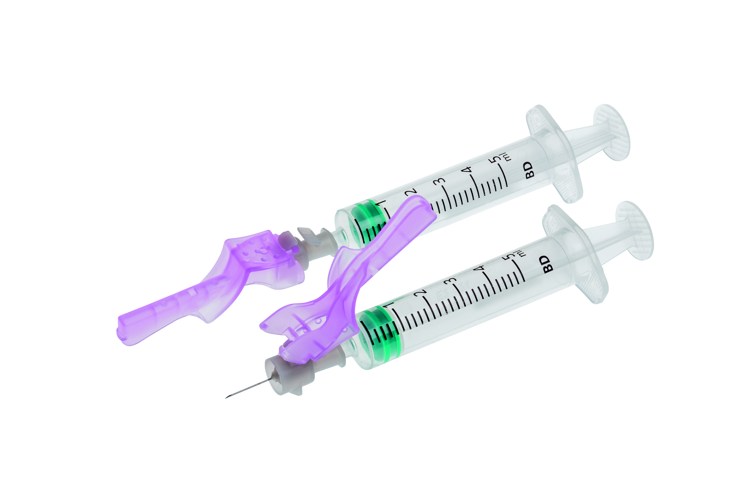 BD Eclipse Sicherheitsinjektionskanülen, 27 G grau - Packung à 100 Stück
