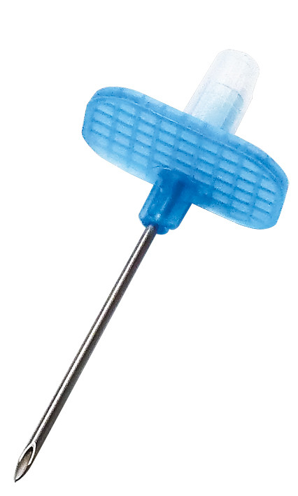 Straußkanüle 1,50 x 43 mm, 17 G x 1 3/4'' in blau