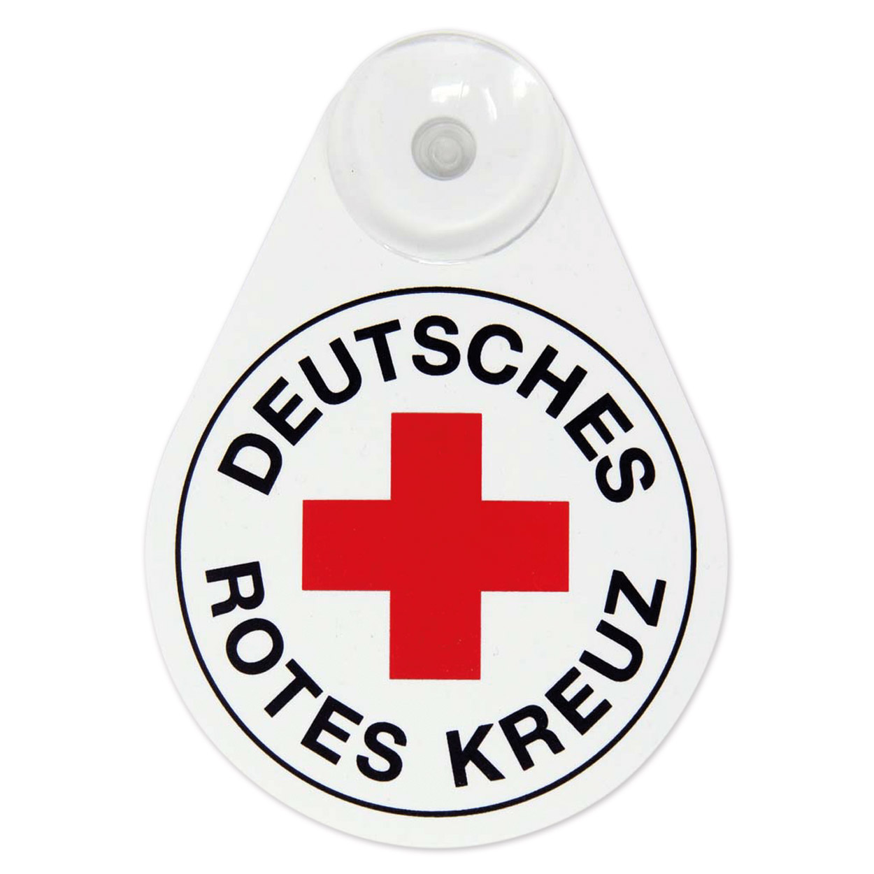 DRK Schild mit Saugnapf