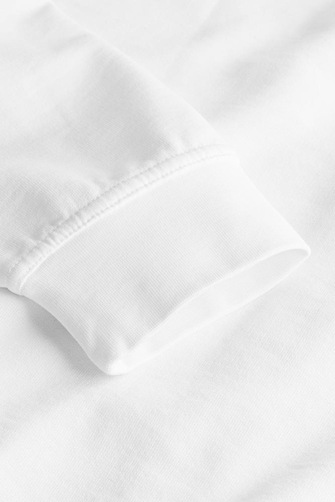 Sweat-Jacke weiß mit DRK Kompaktlogo