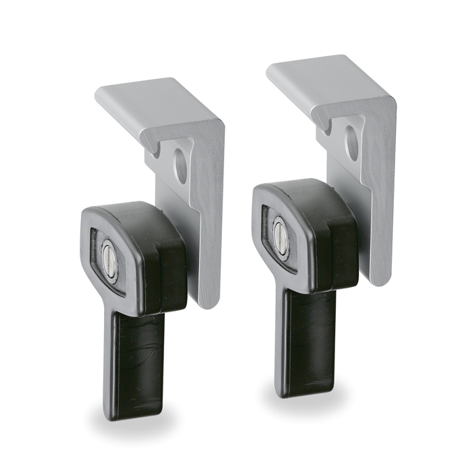 Anbauset Krankenhausnormschiene mit 2 Adaptern