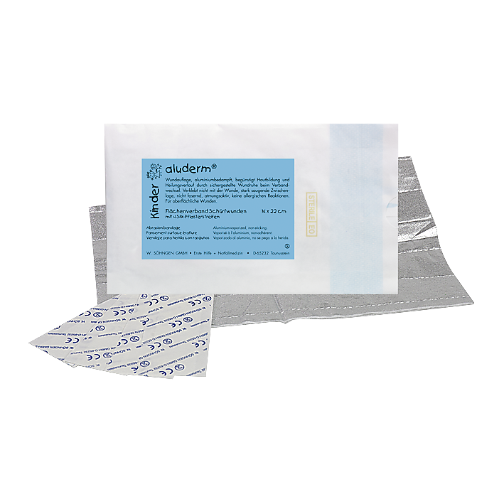 aluderm® Kinder Flächenverband Schürfwunden