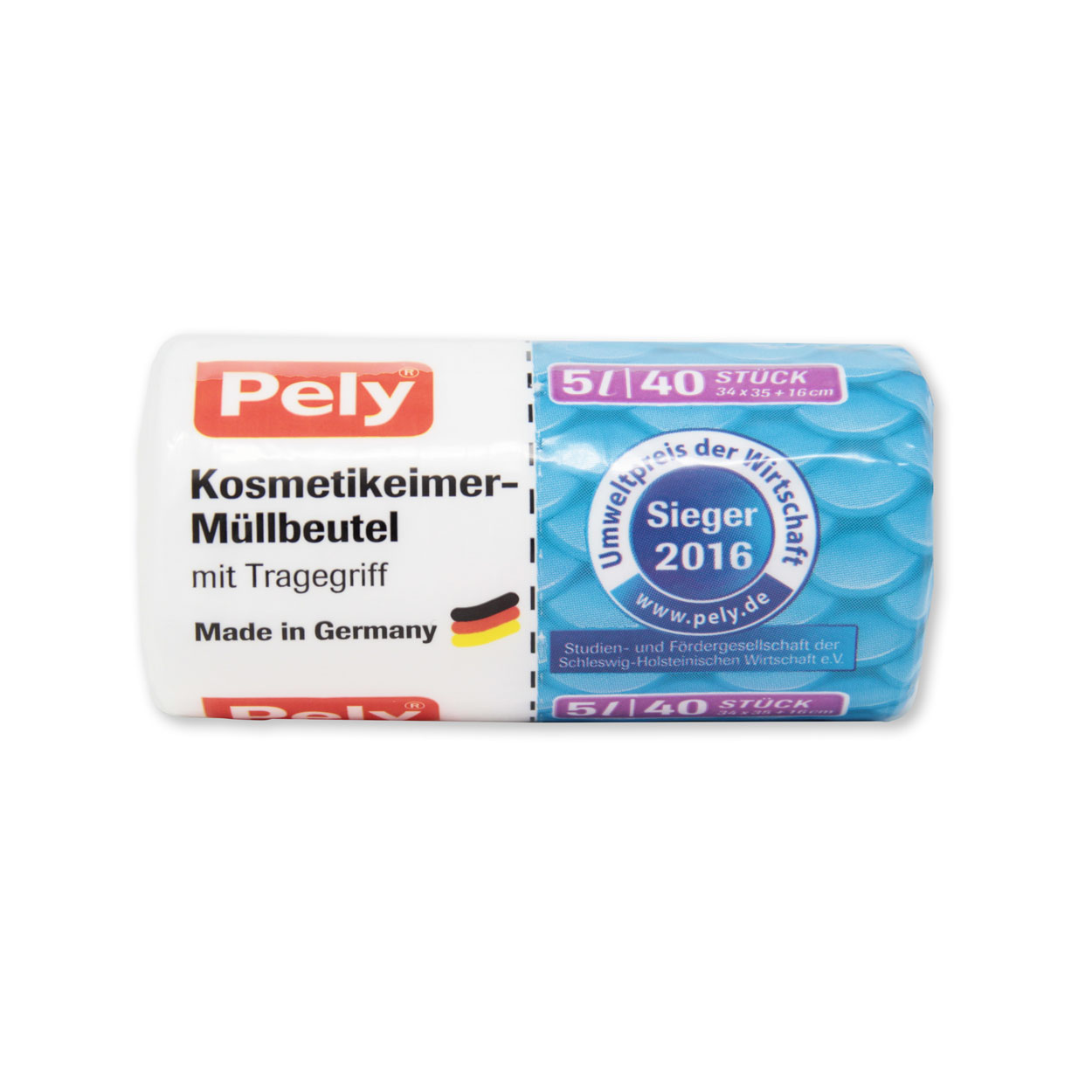 Abfallbeutel 5 Liter mit Tragegriff -  Rolle à 40 Stück