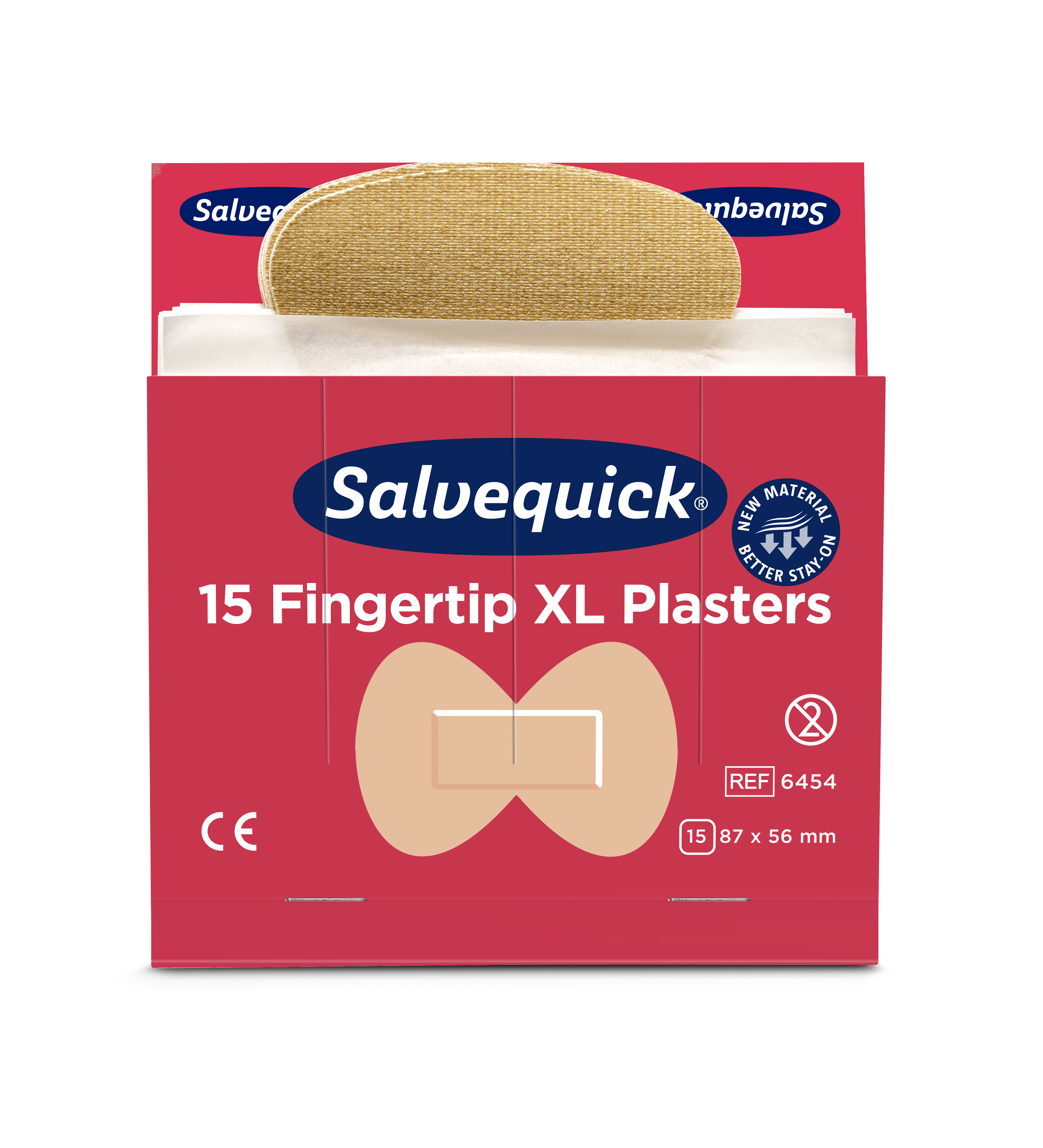 Cederroth Salvequick Fingertip XL Fingerkuppenpflaster - 15 Stück