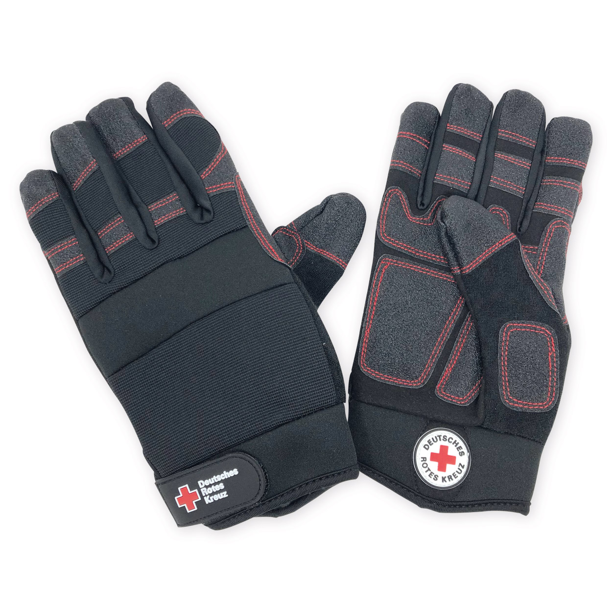 DRK-Einsatzhandschuhe in schwarz