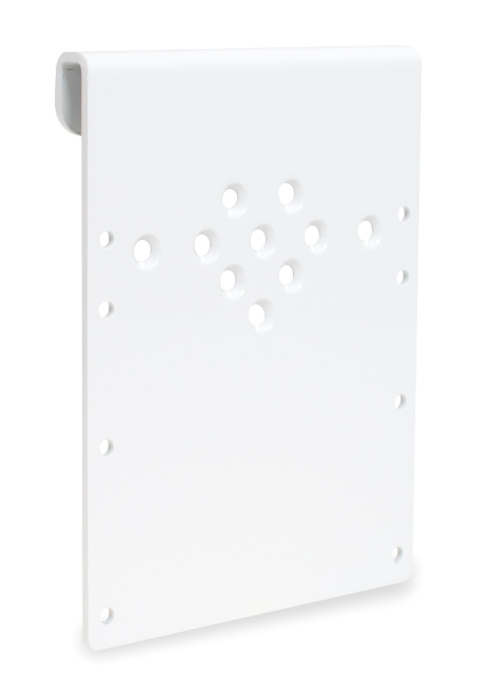 Halteblech für Geräteschienen Kombinierbar mit Halterungen für ACCUVAC, Netz-/Ladegeräte oder Akku-Pack