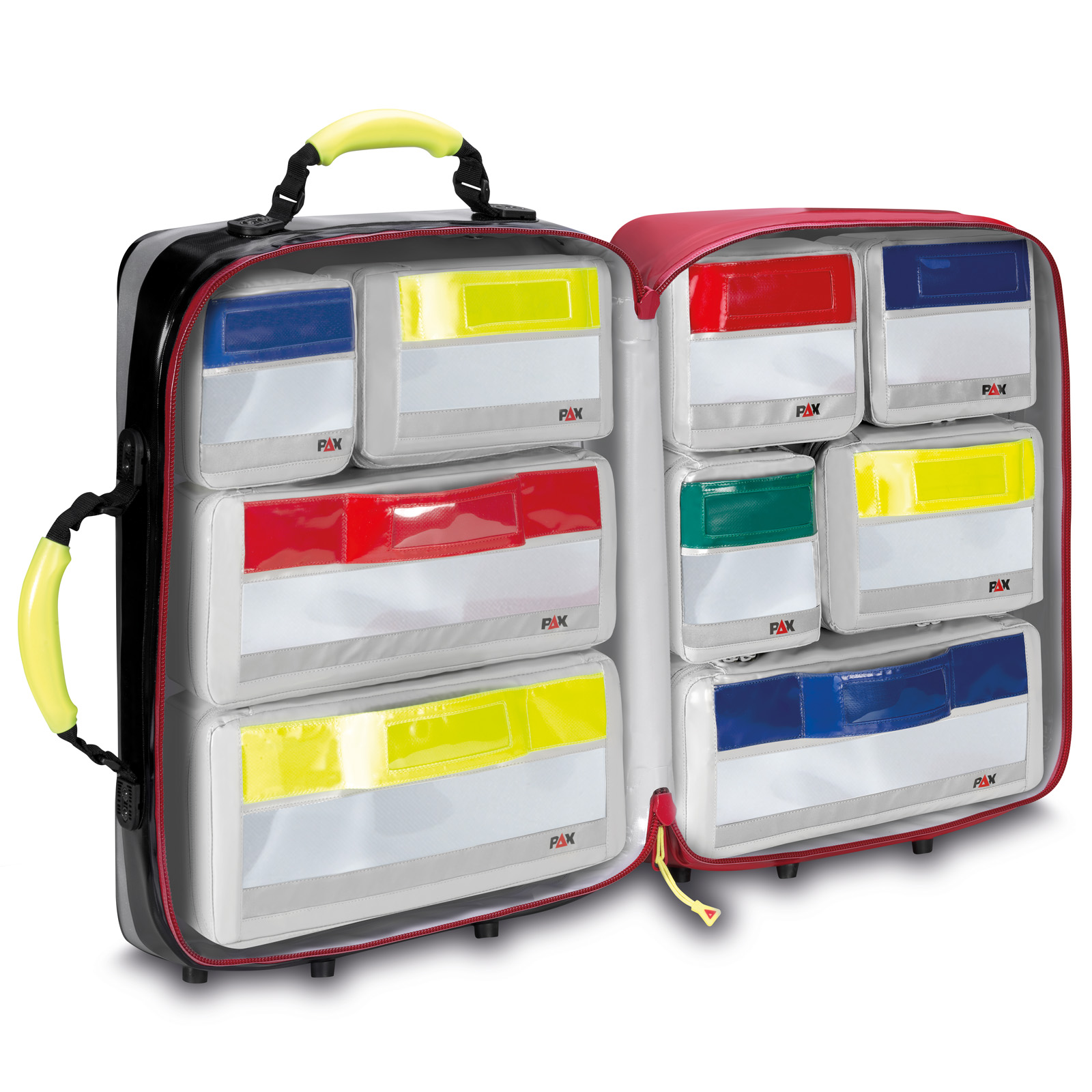 Notfallrucksack P5/11 L Klarsichtmodulset 1, PAX-Tec + in dunkelblau