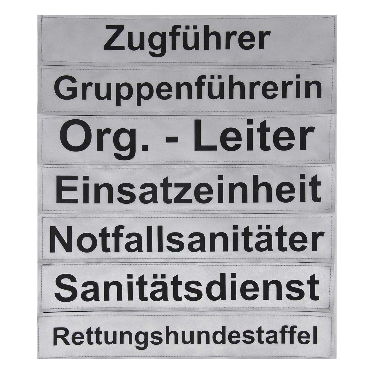 Rückenschild Gruppenführer, silber
