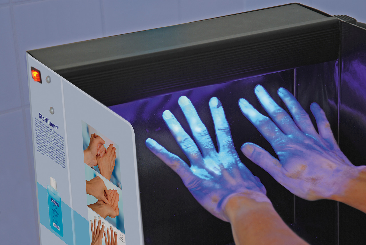 Derma LiteCheck Box für Händehygiene Training
