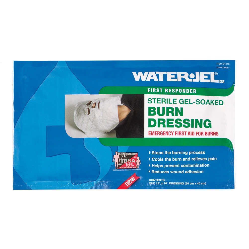 WATER-JEL® HA First Responder Gesichtskompresse 30 x 40 cm, steril