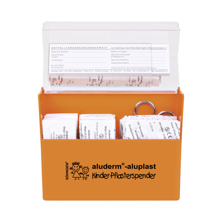 Pflasterspender Kinder aluderm®-aluplast gefüllt