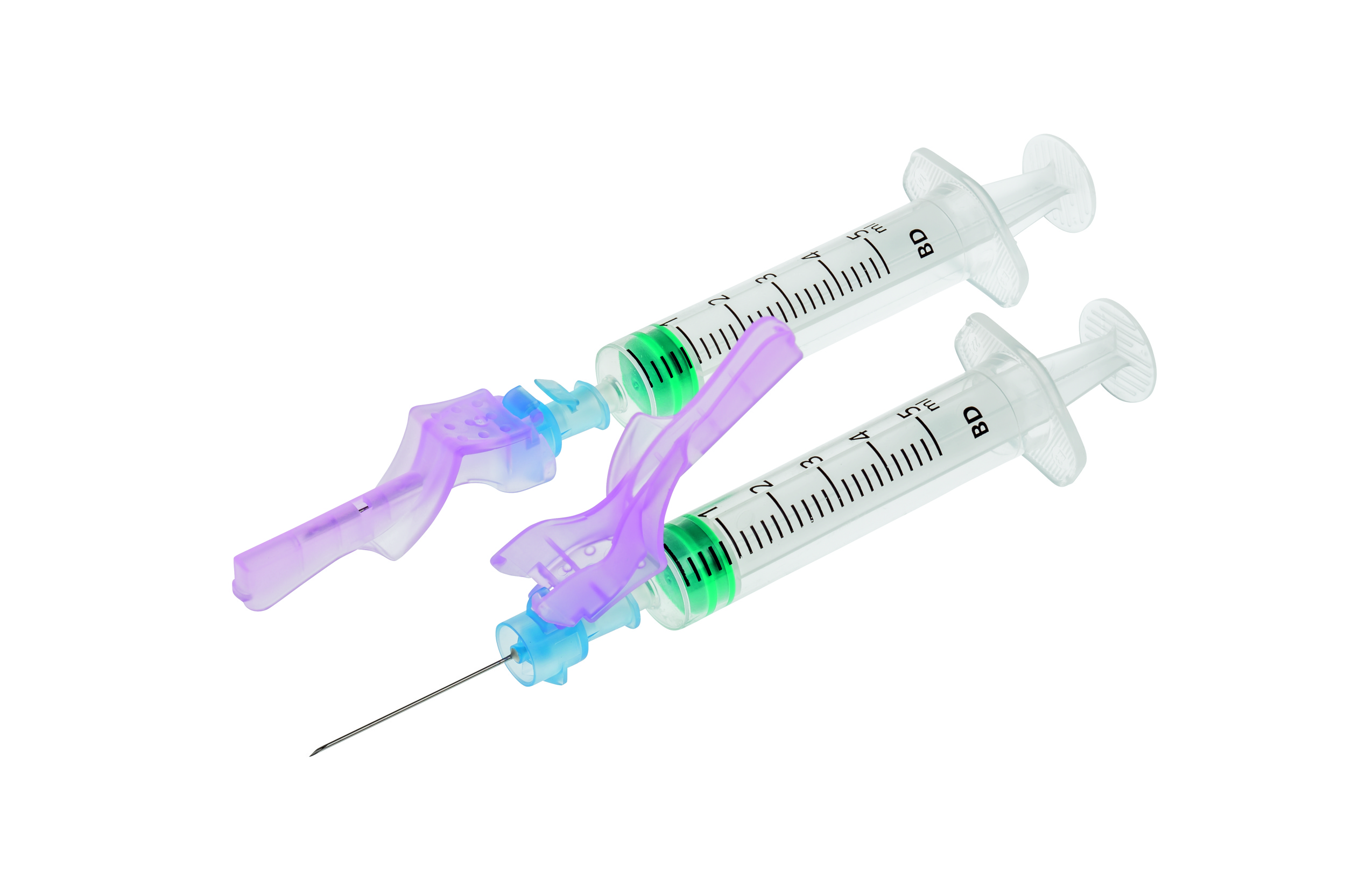 BD Eclipse Sicherheitsinjektionskanülen 23 G blau - Packung à 100 Stück