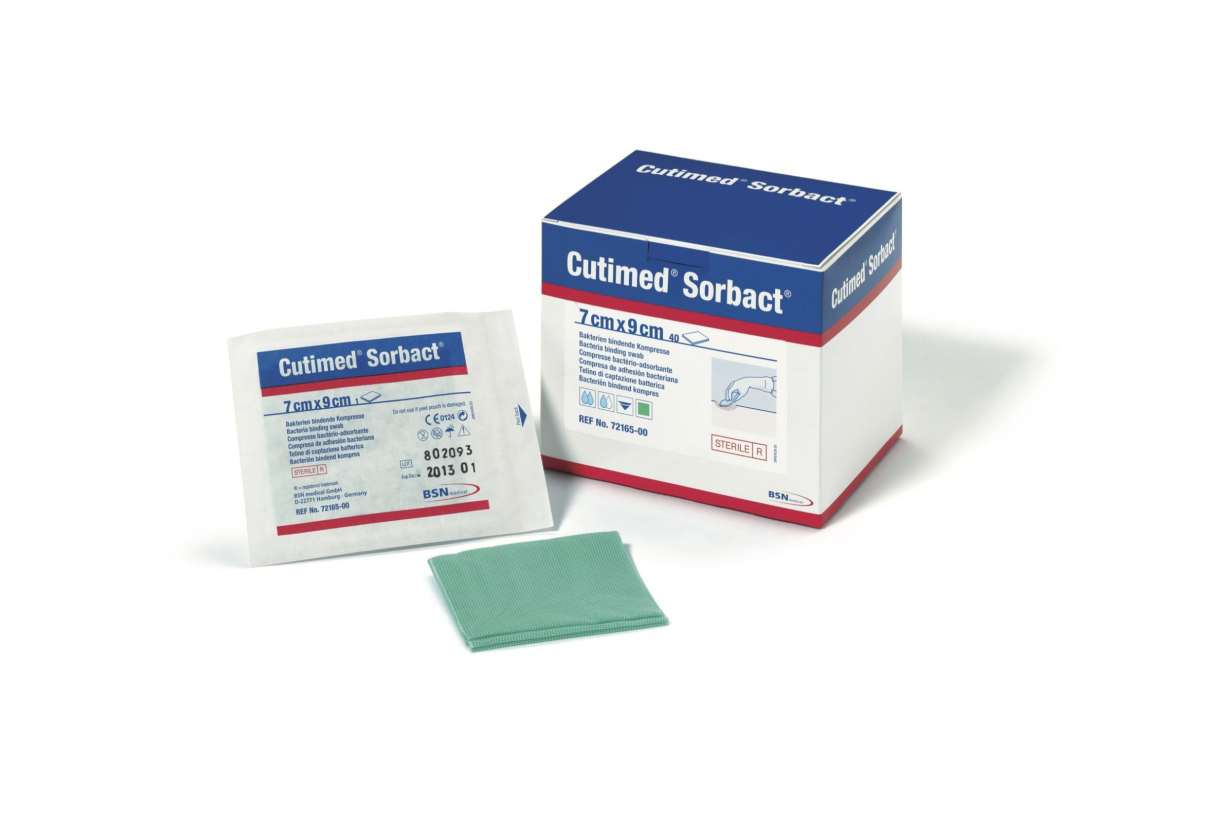 Cutimed Sorbact Kompresse, 4 x 6 cm - Packung à 42 Stück