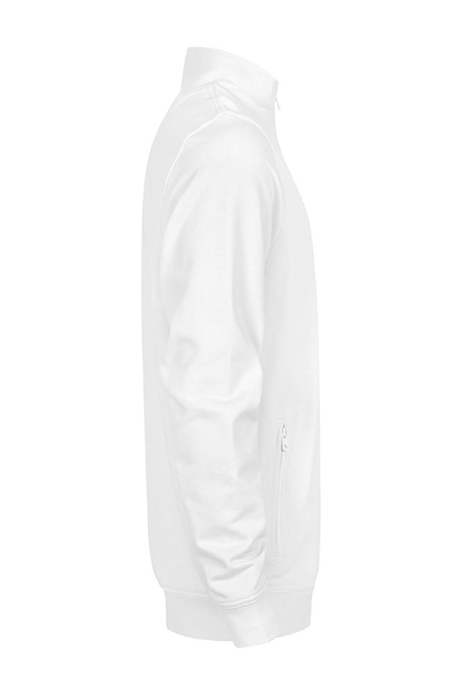 Sweat-Jacke weiß mit DRK Kompaktlogo