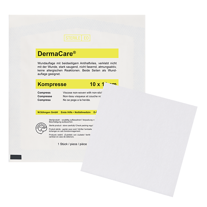 DermaCare® Kompresse einzeln 10 x 10 cm