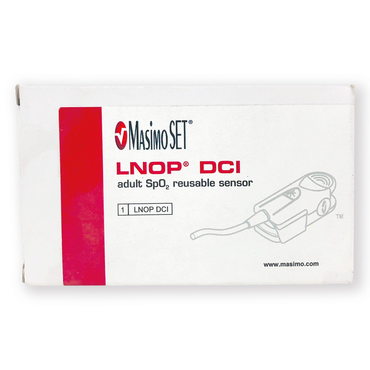 MASIMO LNOP DCI adult SpO2 reusable sensor - 1269