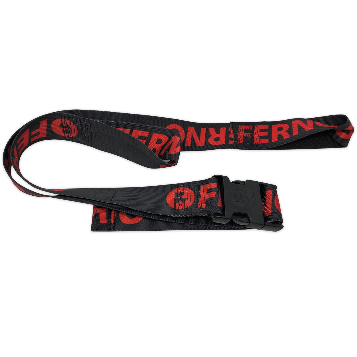 Haltegurt, 2-teilig, schwarz mit Kunststoffschloss