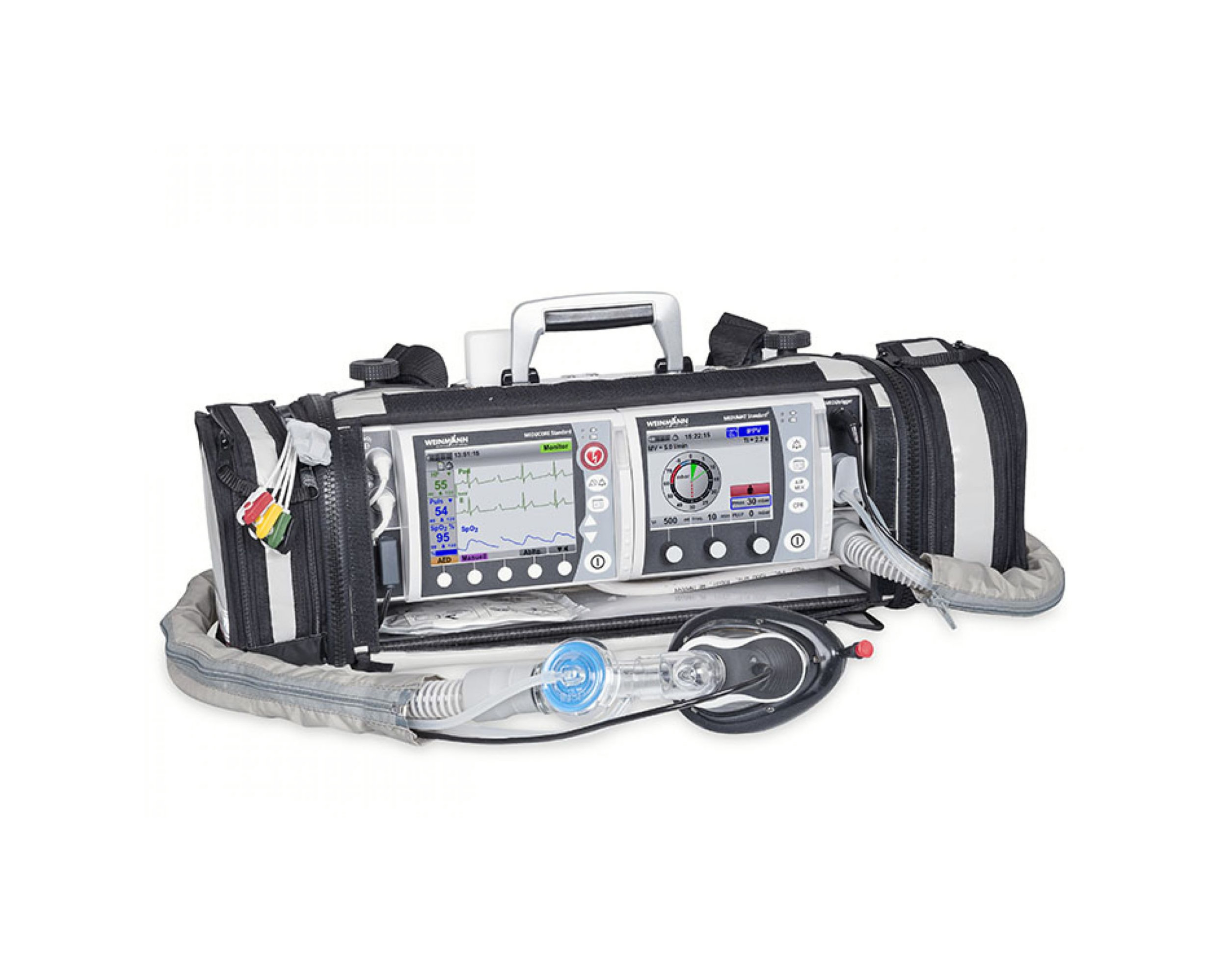 MEDUMAT Standard² mit MEDUCORE Standard mit Pulsoxymetrie auf LIFE-BASE 1 NG XL