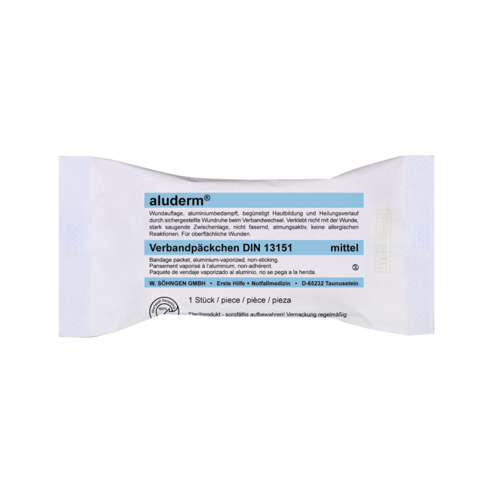 aluderm® Verbandpäckchen DIN 13151 mittel steril à 50 Stück