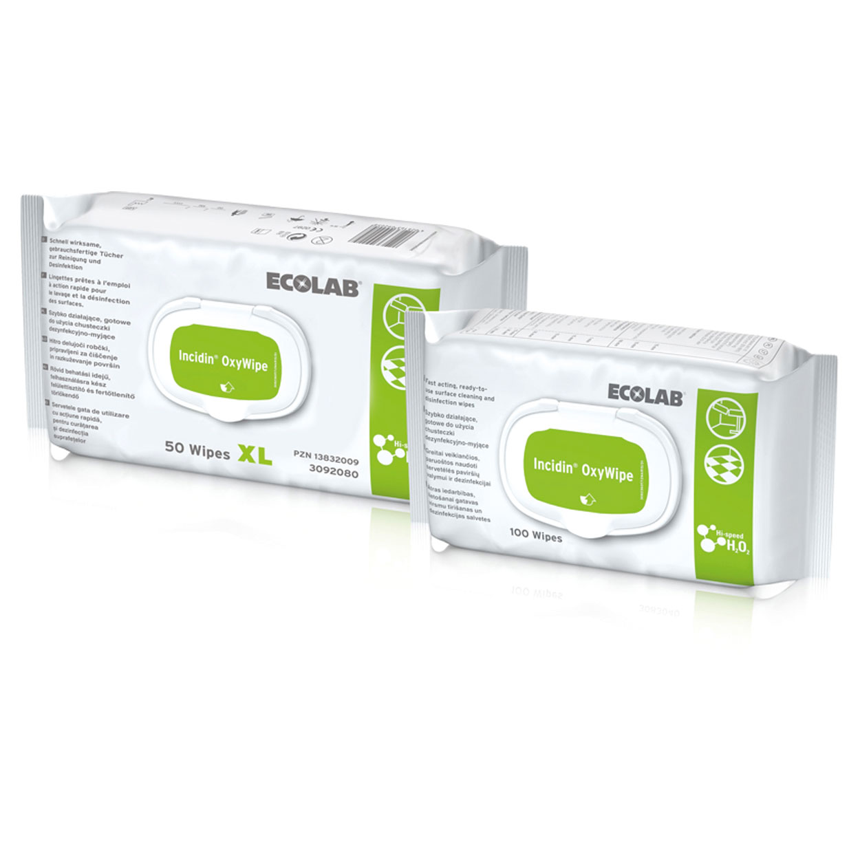 Incidin® OxyWipe Desinfektionstücher - Packung à 100 Stück