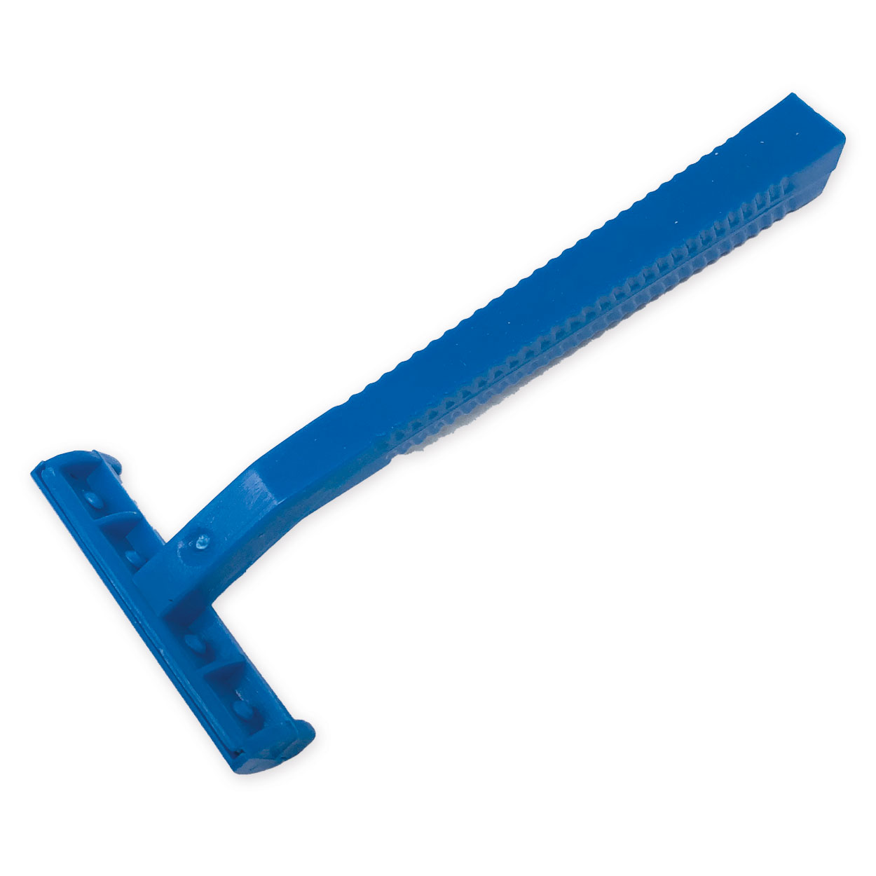 Einmalrasierer in blau, zweischneidig