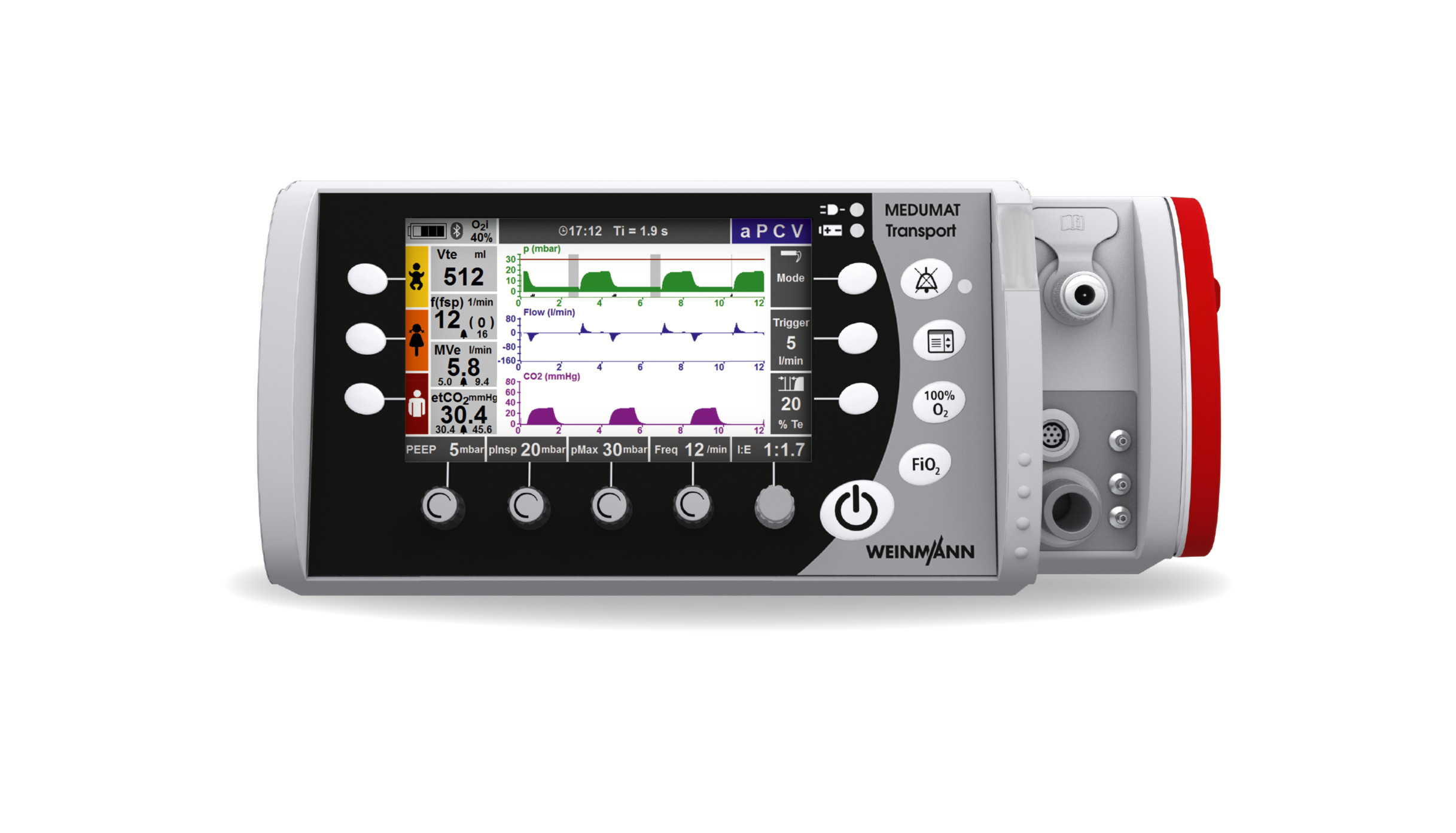 MEDUMAT Transport Beatmungsgerät mit CO2