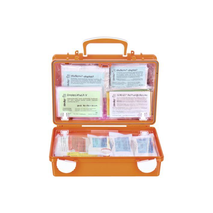 Erste-Hilfe-Koffer QUICK - CD Kinder JOKER orange