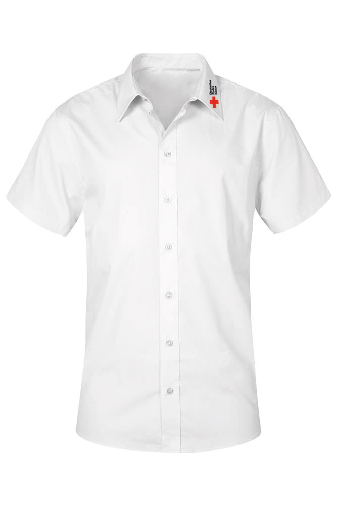 Business Hemd, 1/2 Arm, Kragenstick