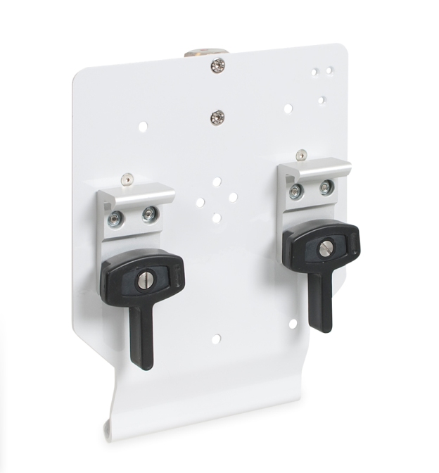 Anbauset Krankenhausnormschiene mit 2 Adaptern