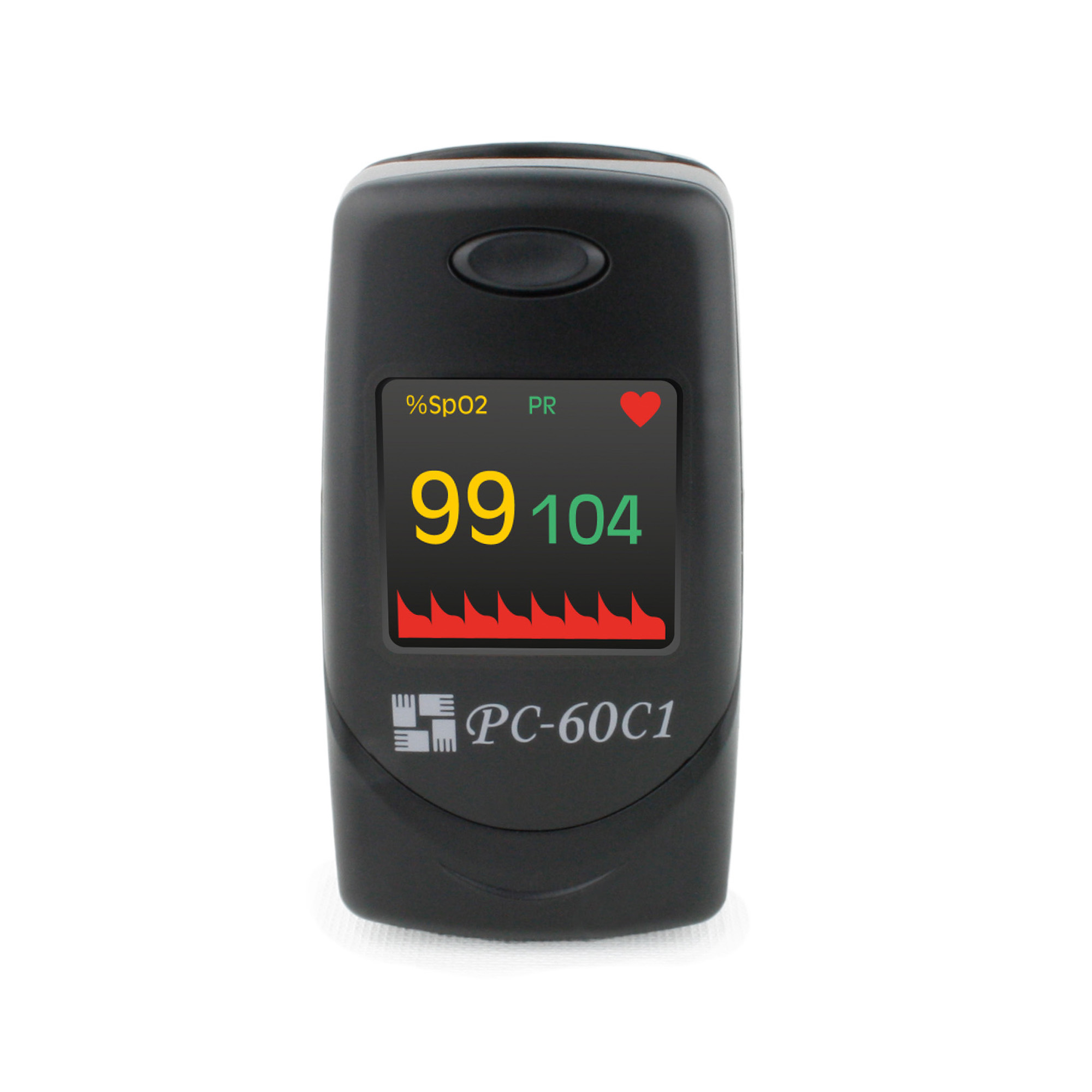 PC-60C PRO Fingerpulsoximeter in schwarz