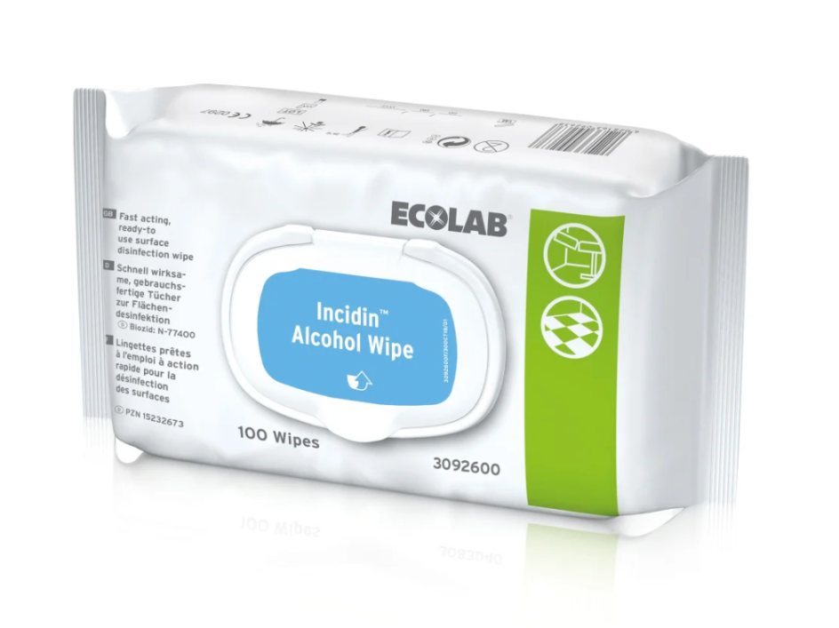 Incidin™ Alcohol Wipe Desinfektionstücher, 100 Stück